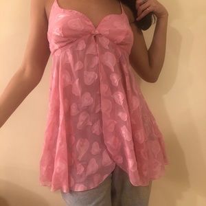 2000’s Heart Victoria’s Secret slip